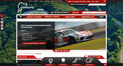 Desktop Screenshot of nuerburgring.de
